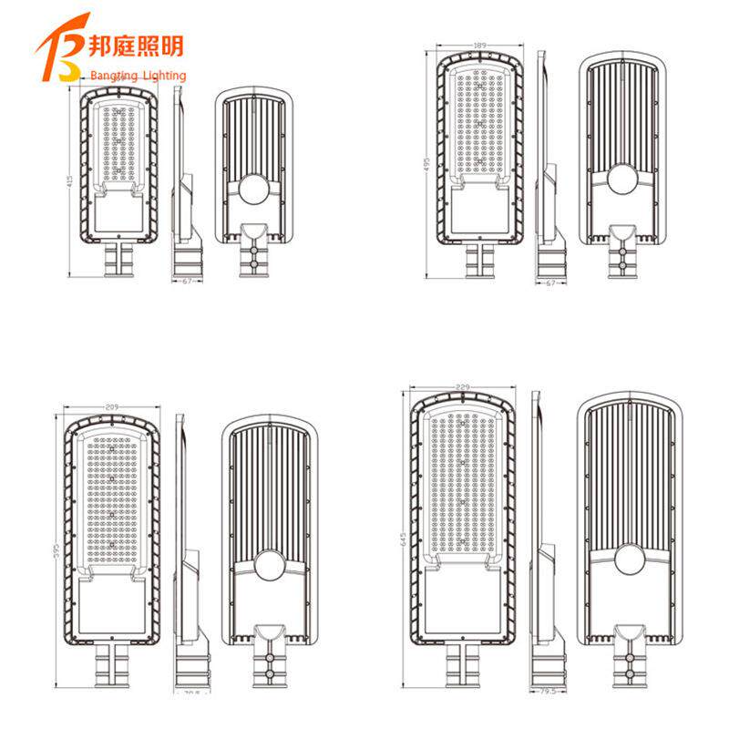 led路灯头外防照水道路明户灯火飞机路灯光源大功率AVO室外庭炬院