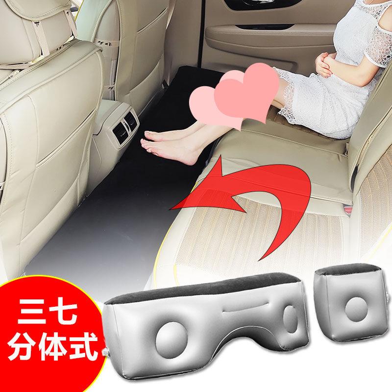 后气座汽JXD01车充气睡垫排可调式床车载间隙垫 旅行用车用充植绒