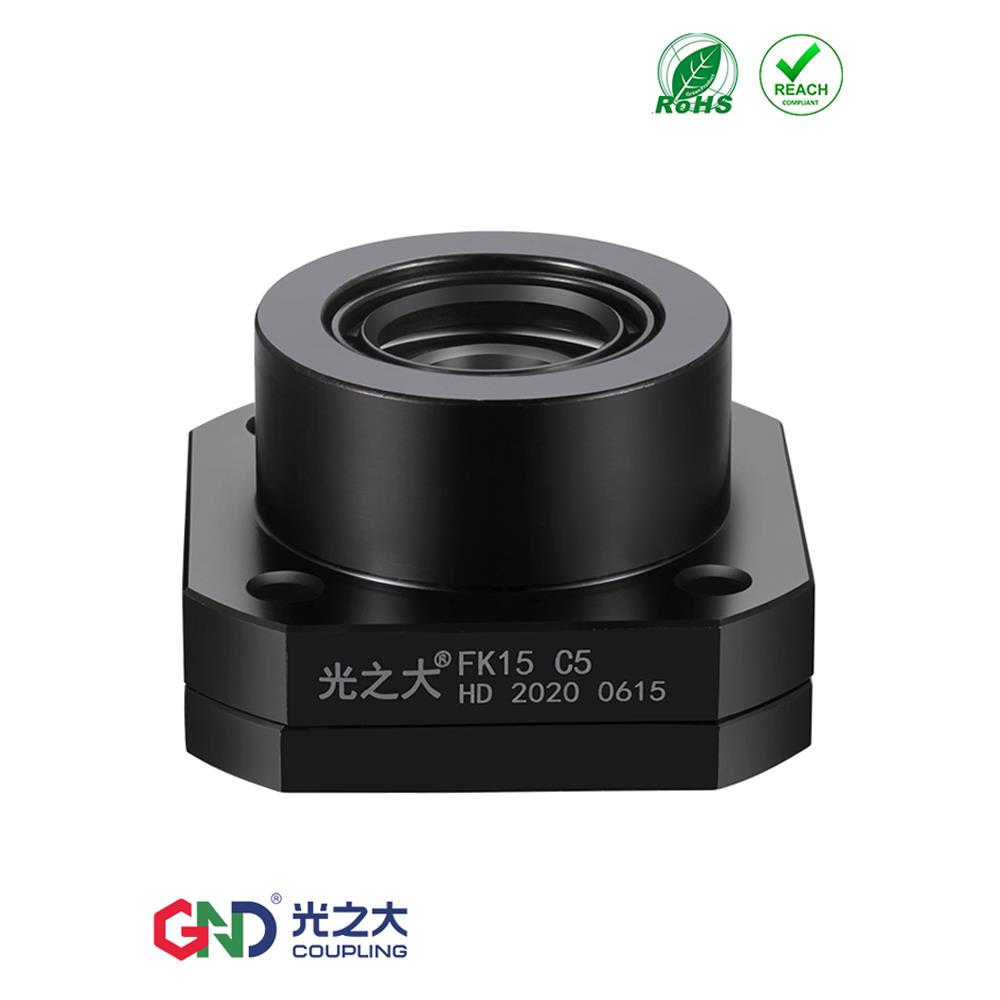 滚珠丝杆精密支撑座FK12轴承座固定端丝杠FF10支撑端模组固定座