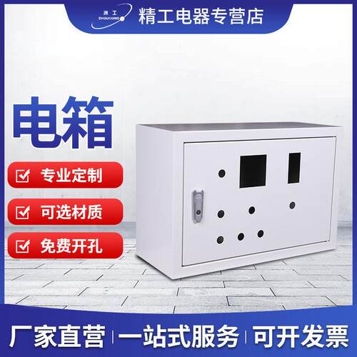 电箱室内挂墙配电箱基业箱冷轧板配电控制箱低压配电柜电表箱