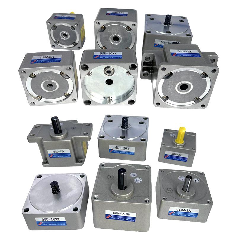 台力4GN减速电机齿轮调速箱可调变速带耳朵小型微型正反转变速箱