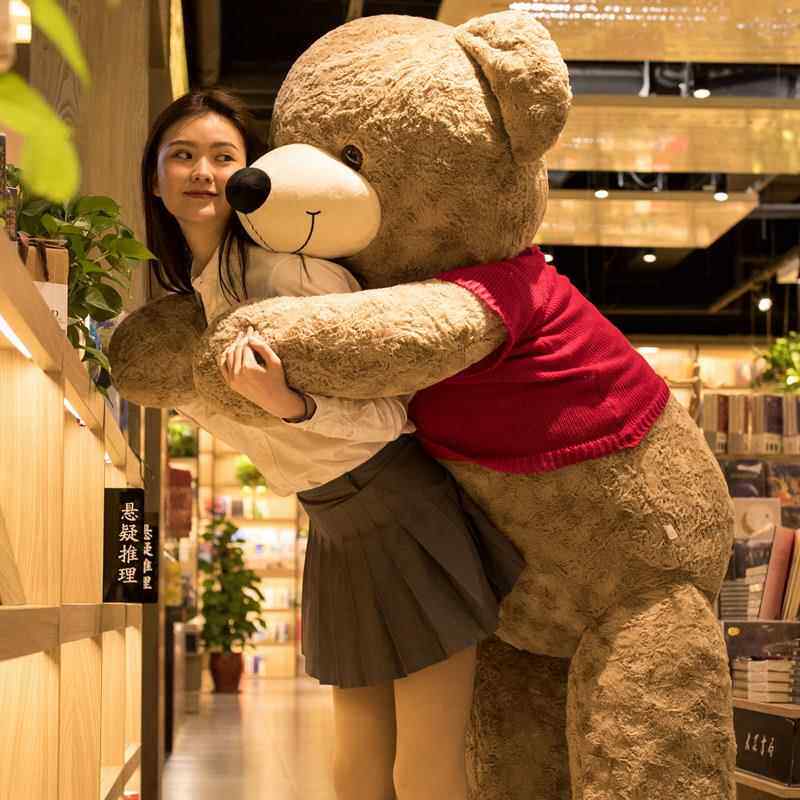 德国泰迪熊公仔超大号毛绒玩具送女友抱枕可爱玩偶睡觉大熊抱抱熊