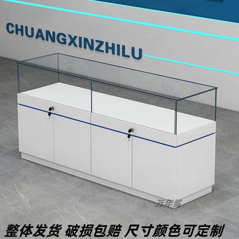 定制商场玻璃展示柜珠宝首饰样品展柜博物馆文物陈列手机眼镜柜台