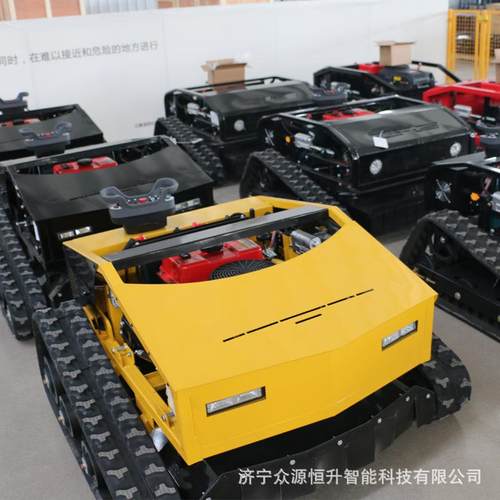 遥控割自草机履带式式黑豹800型众源打草碎草机全自走XBS动除草机