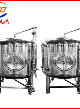 工厂生产1500l不锈钢啤酒发酵罐 冷藏清酒罐 贮酒罐 啤酒糖化罐