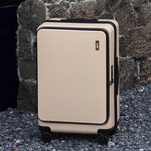 扩容前开盖拉杆行李箱20寸登机大容量旅行密码箱28干湿分离