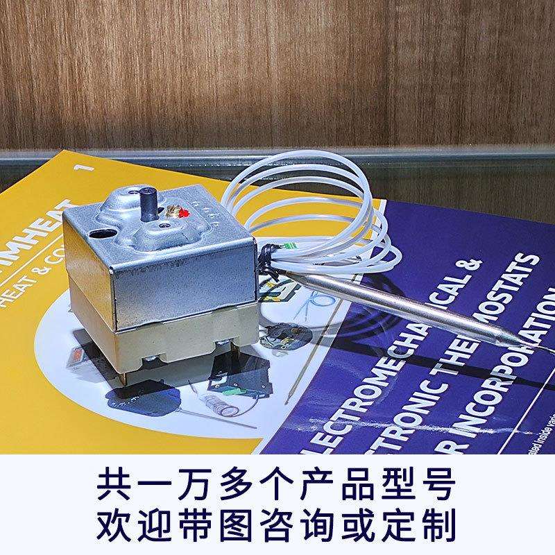 毅力限温器三极30A液胀式失效保护手动复位温控器带探头