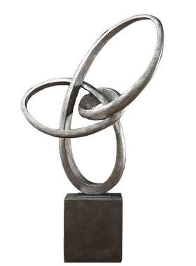 创意银色摆件玄关现代欧式进门客厅过道家居软装酒店装饰