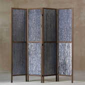 厂家桐木染色边框纸藤简约酒店办公家居屏风隔断收纳玄关