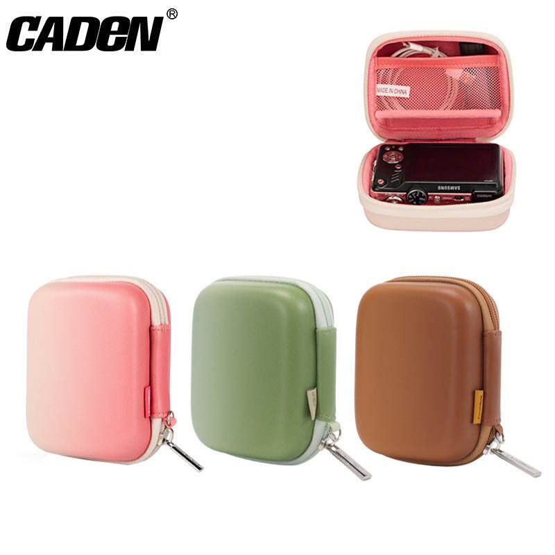 CADeN卡登小型卡片机相机包防水防震pu硬壳保护套渐层色CCD收纳包