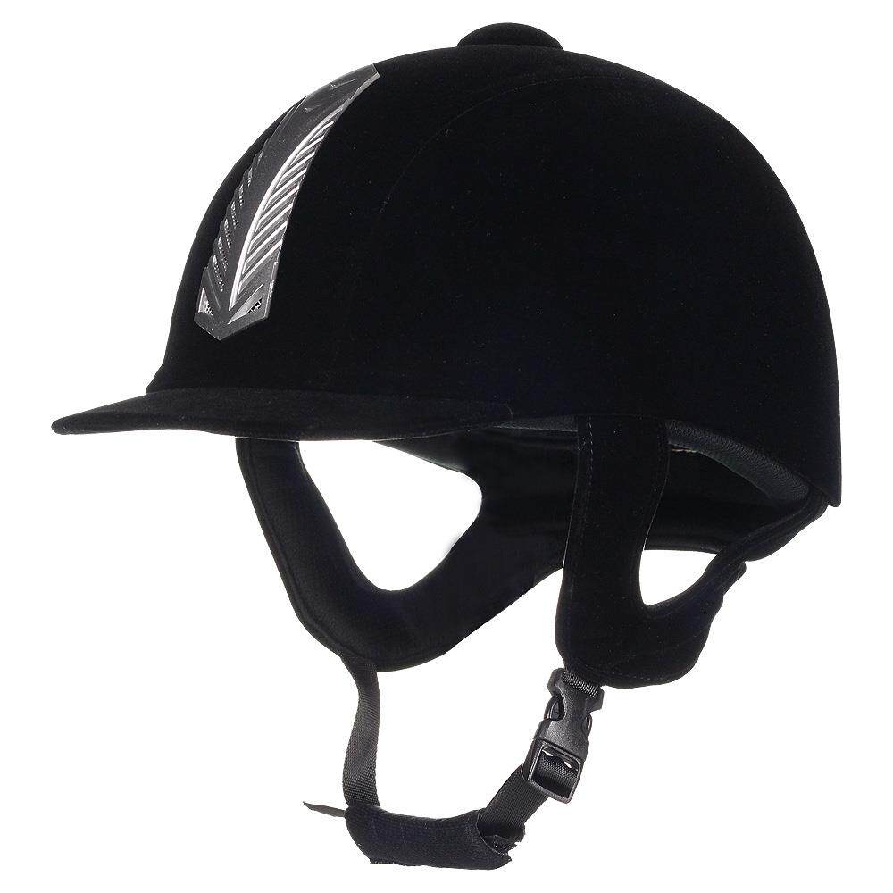 正品BAMMO男女马术安R全帽童儿骑具马帽子马盔马球帽马装备绒面透