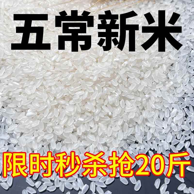 【甩卖】正宗五常稻花香20斤长粒香米10斤当季现磨产地直发5