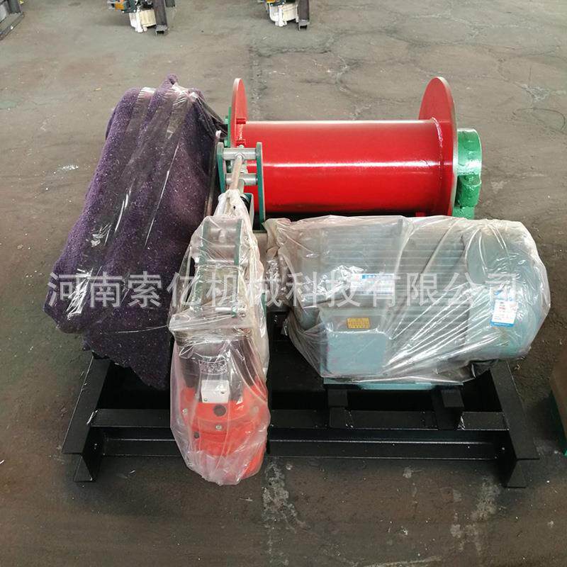 施工电吊装CDD速控卷扬机龙门吊升降慢卷扬机JM双筒钢丝绳卷扬机