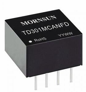 TD301MCANFD金升阳3.3V单路高速小体积 CANFD 隔离收发模块 原装