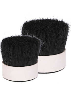 染色猪鬃黑色水煮猪鬃毛长64-76mm工业刷鞋刷汽车刷用染黑猪鬃刷