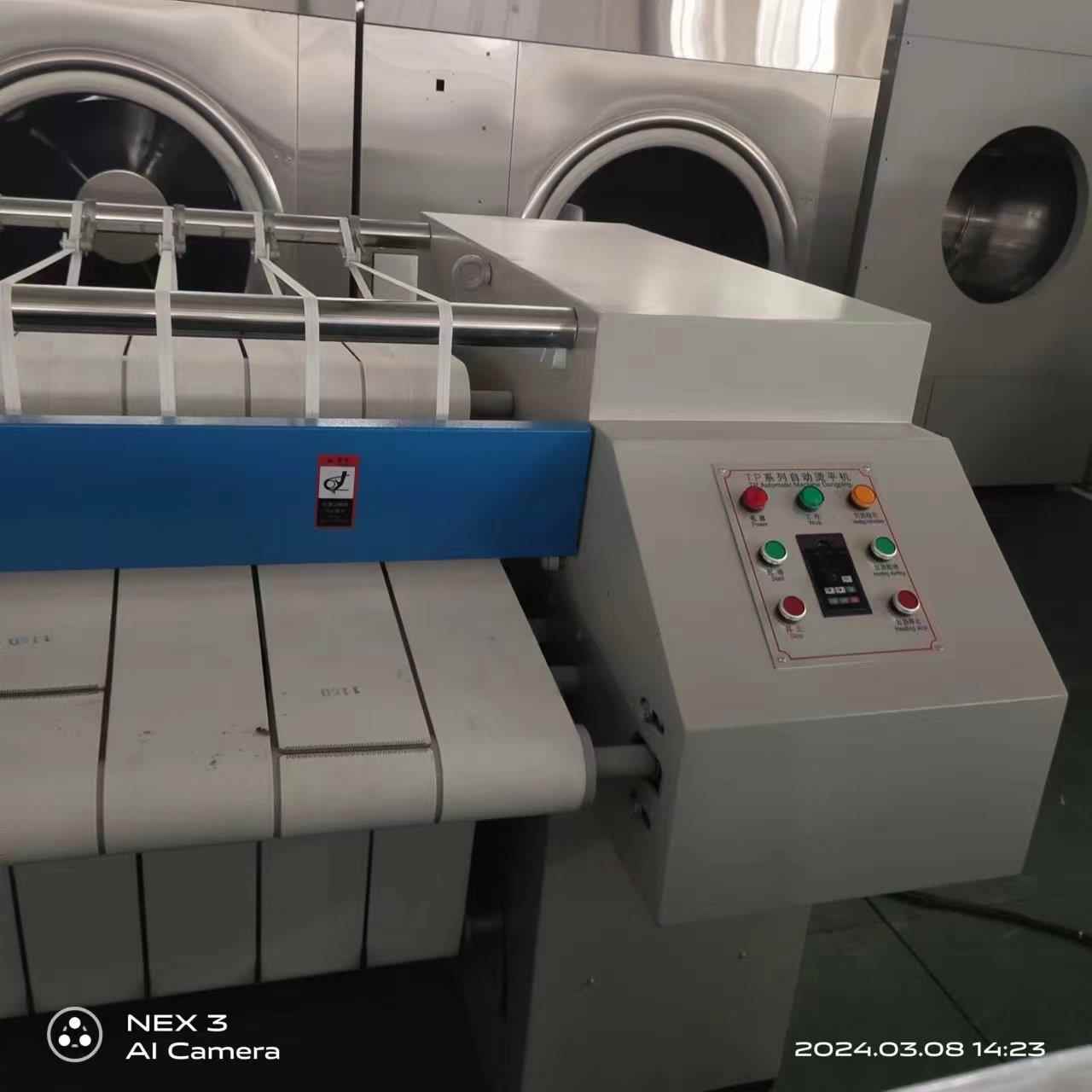 电加热多滚筒烫平机用于床单被套浴巾的熨烫和烘干