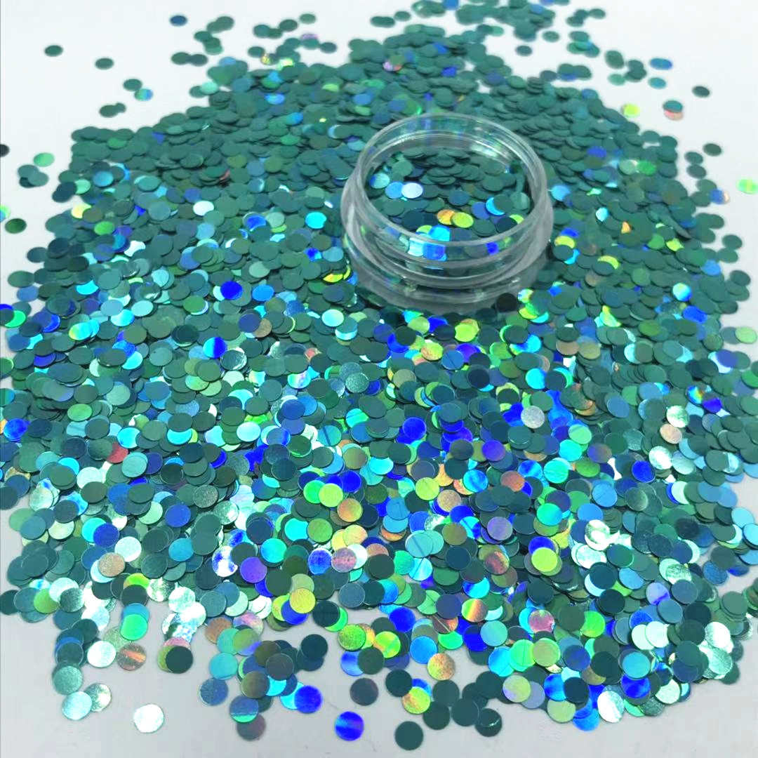厂家直销圆形金葱粉圆 PET镭射亮片美甲闪粉亮粉 量大优惠