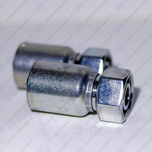 PARKER扣压式软管接头1C977-20-10碳钢胶管接头|油管扣压直接头