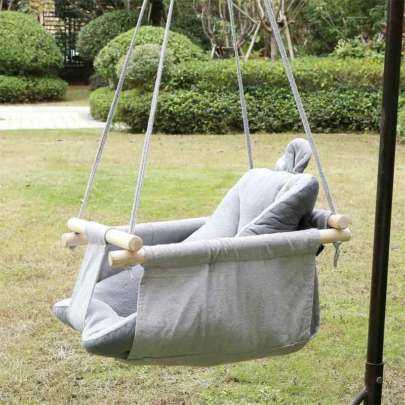 供应亚马逊吊椅室内户外休闲秋千椅儿童宝宝秋千定制布兜婴幼儿