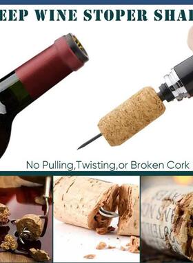 Safety Air Pump Wine Bottle Opener with Foil Cutter Wine Cor