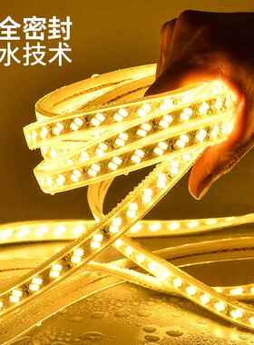 le5730型10d灯带客户防水22院0外v厅外墙工程室外暖光白暖色庭带