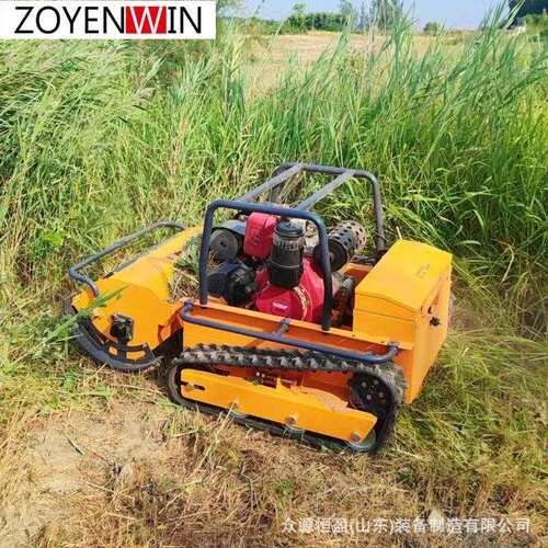 遥控割草机边坡果园草坪修剪除草机众源柴油1米割幅15马力碎草机