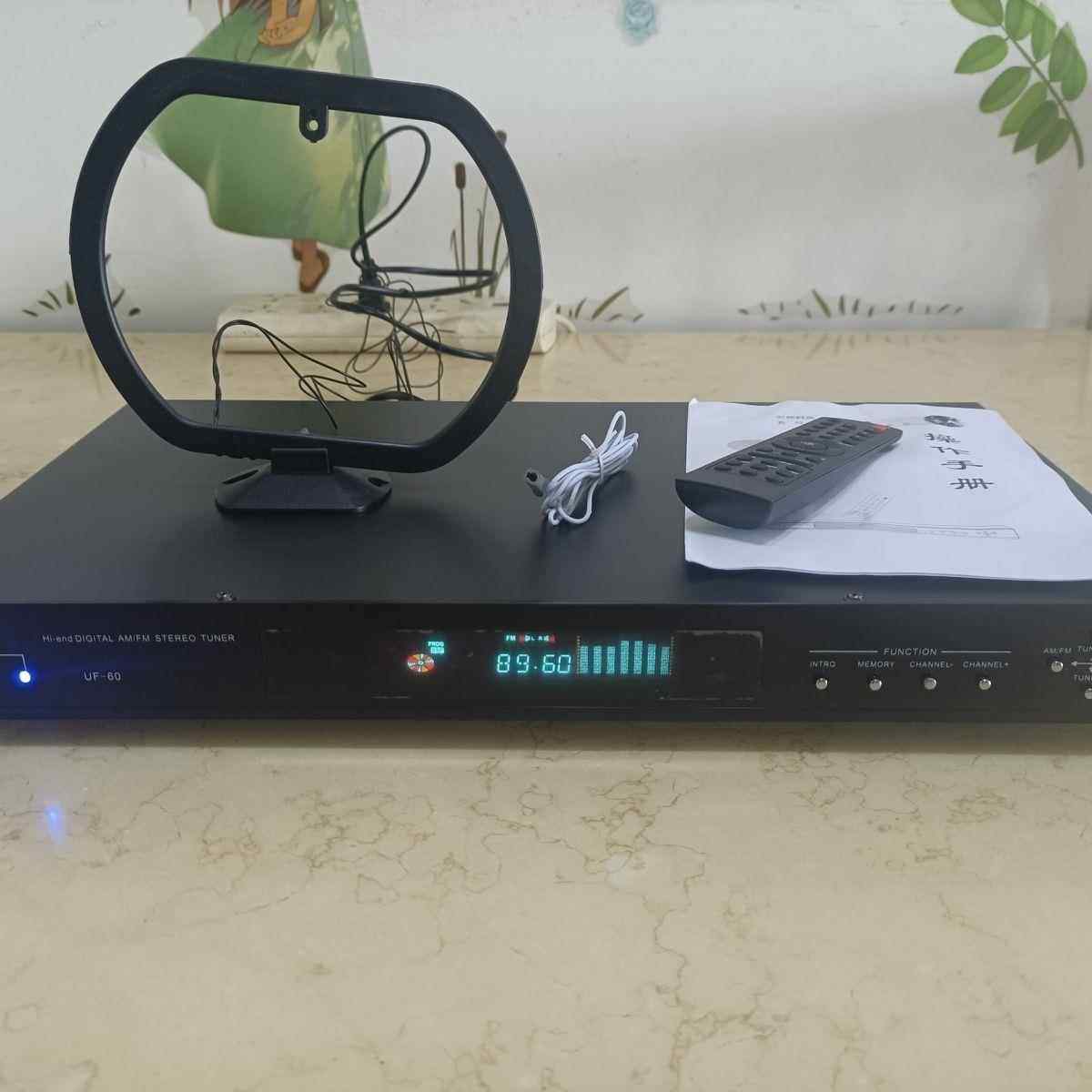 高精度超薄型专业收音头两波段AM/FM调谐器家用校园广播带天线