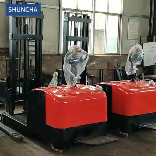 舜叉前移式无腿电动堆高车2吨配重式升降铲车1吨电动叉车装卸货
