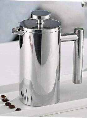 French Press Double Walled Coffee and Tea Micro-Filter咖啡壶