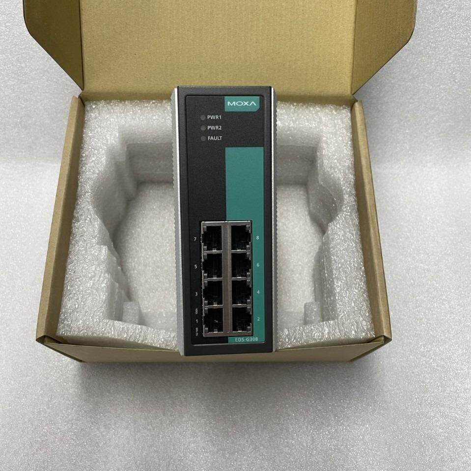 EDS-G308摩莎路由器全千兆工业交换机接入POE网管型多接口环网