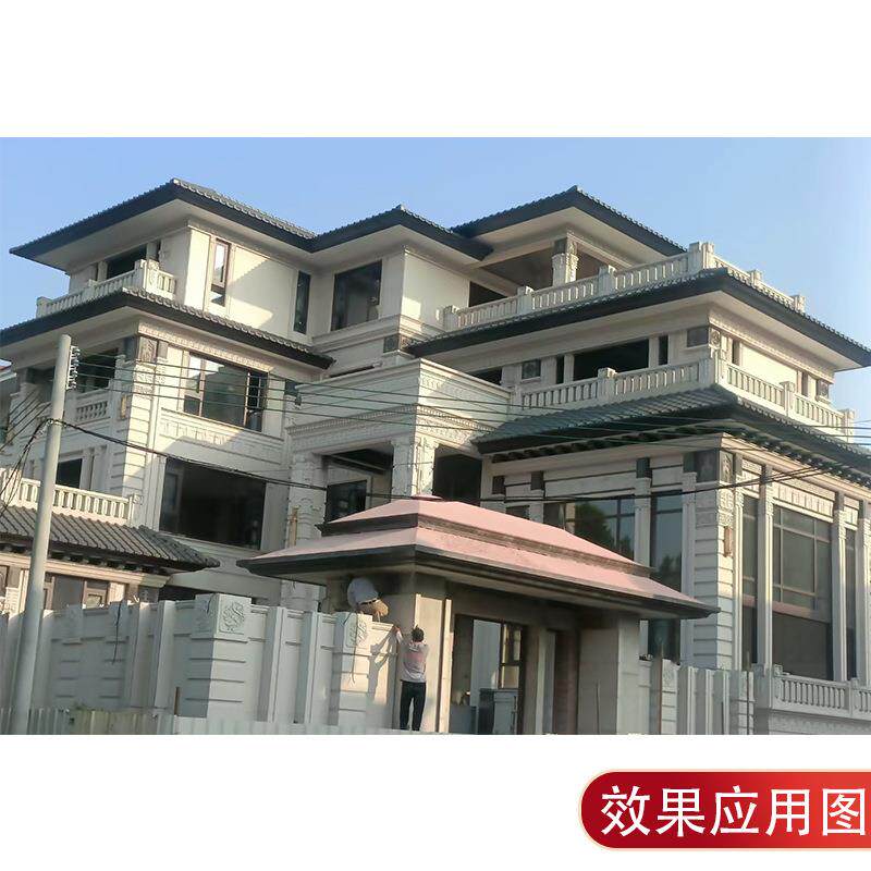 老矿山东白麻花岗岩石材楼梯踏步别墅外墙干挂荔枝面地面窗套门套