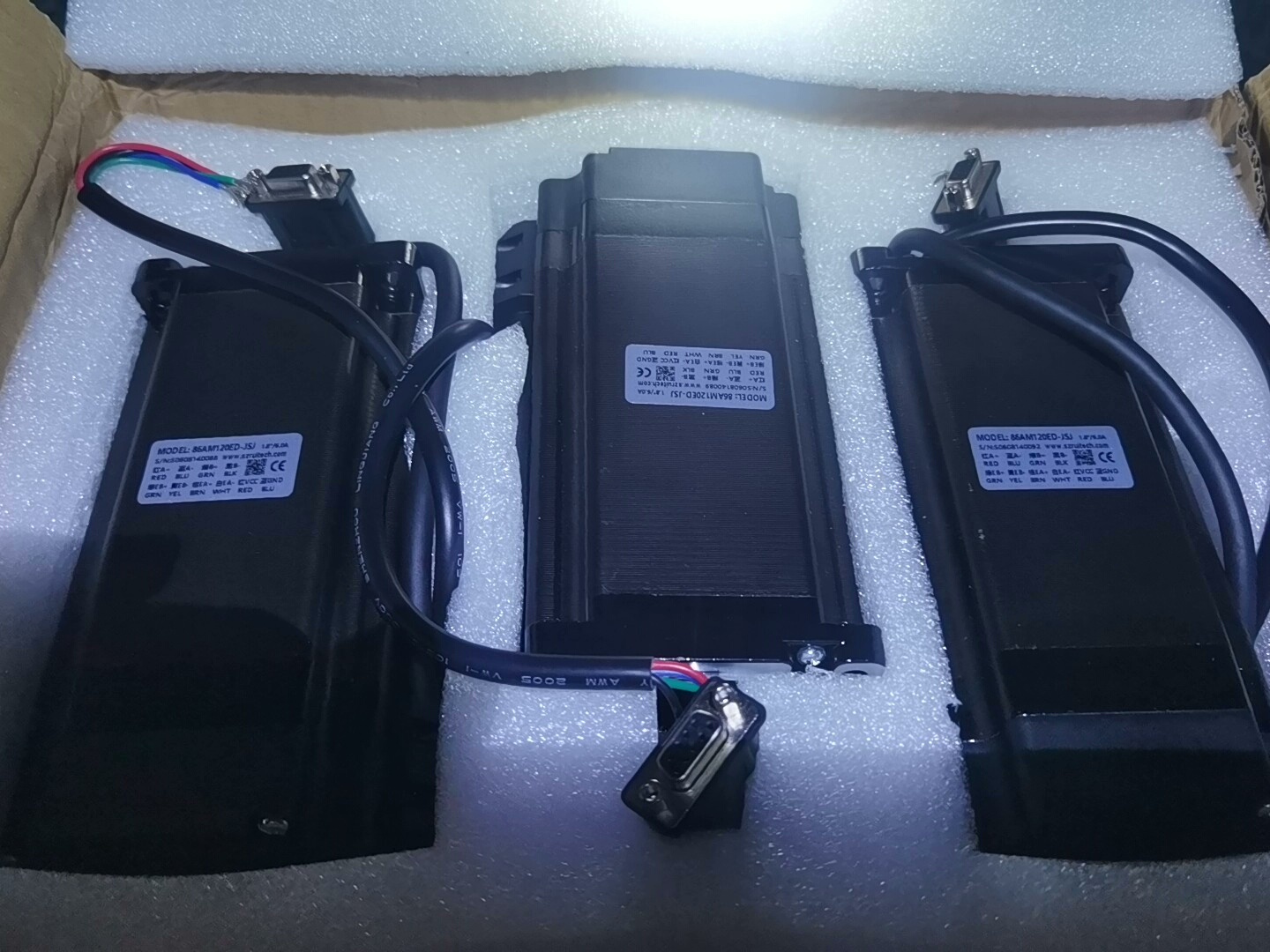 锐特86闭环步进电机，12牛，全新7只，轴径14，打包出，1