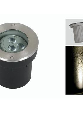 9W12W24W36W偏光圆形广场台阶地角度可调埋地旋转偏光可调地埋灯