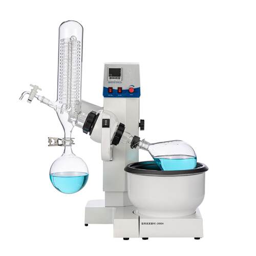 盟昆小型旋转蒸发器RE-2000A实验室旋转蒸发仪蒸馏提纯萃取结晶