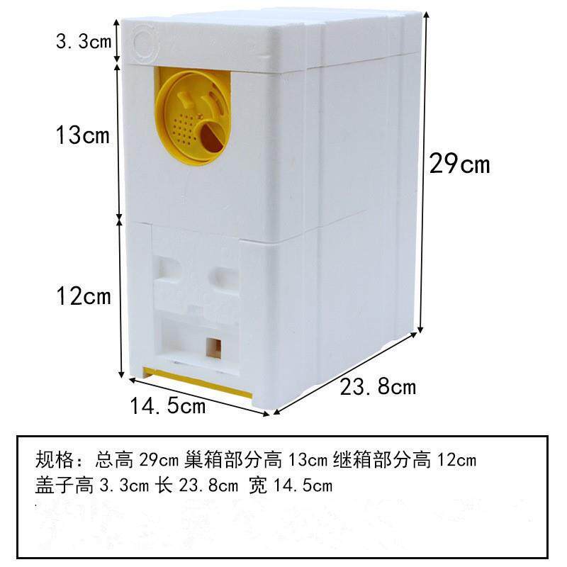 泡沫蜂王交尾箱泡沫蜂箱蜜蜂交尾箱中蜂意蜂育王储王蜂箱