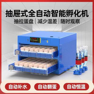 水跨境全货自动孵化机自动上孵器鸡化鸭鹅鸽子智能家用TDE孵蛋器