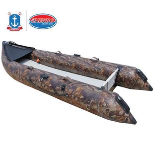 厂家独木舟皮划艇钓鱼船橡皮艇玻璃钢冲锋舟充气船消防救援冲锋艇