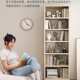 书架家用落地置物架图书馆书柜简易靠墙置物柜子现代简约储物柜子