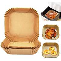 50/100Pcs Air Fryer Disposable Paper Air Fryer Accessories S thumbnail 5