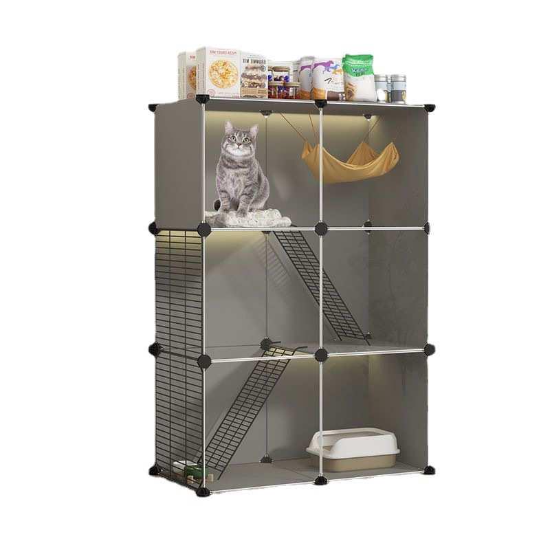 新款全景猫笼子家用猫别墅超大自由猫窝猫舍宠物流浪猫咪猫柜用品