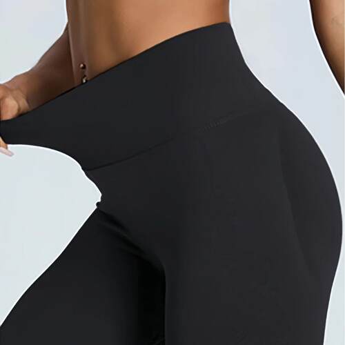 High waisted and thick yoga pants are soft, fitness