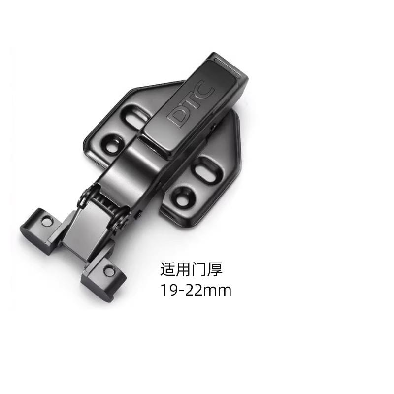 东泰DTC铝框玻璃门铰链铝合金框柜门快装液压阻尼缓冲飞机合页