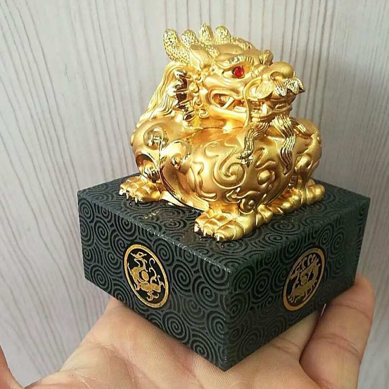 批发 和田玉商务会销礼品 和田青玉 龙头印章摆件 玉玺摆饰