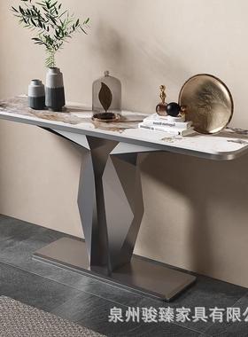 代入户置约物架过道装柜饰条48041案几轻奢玄关台桌子别墅酒现店