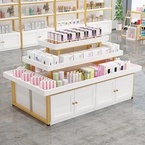 化妆品美容院中岛展示柜产品展示柜样品超市货架流水台母婴店货架