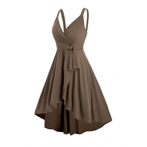 C 83019 Elegant Slip Dress 气质吊带裙跨境速卖通外