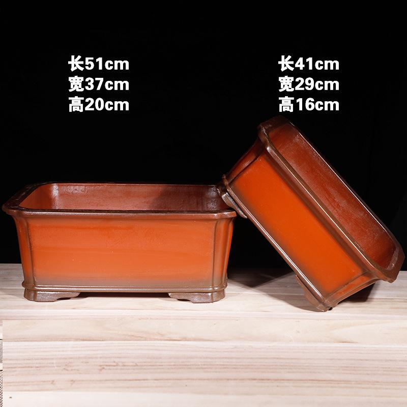 长方形紫砂花盆花盆花盆大号花瓶