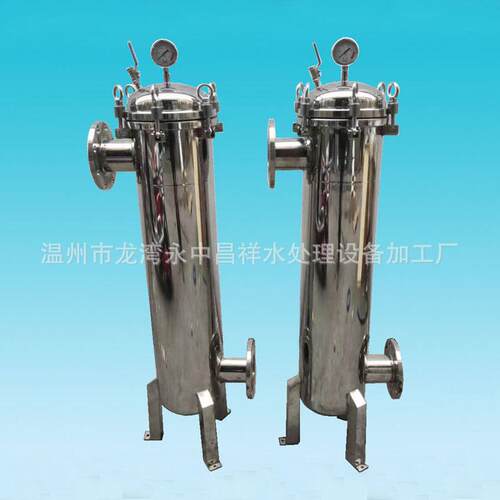厂家直供DN80不锈钢2号袋式过滤器冷却水过滤器管道水袋式过滤器