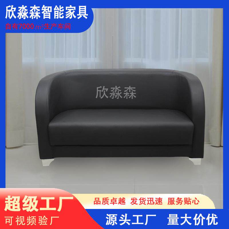 网红美发店休息等候椅发廊专用理发店沙发等候区客人休息长条排椅