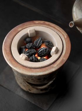 火宜室茶复话围炉煮移茶炭炉煮茶炉柴烧古可动smcs-tl取暖碳炉炉